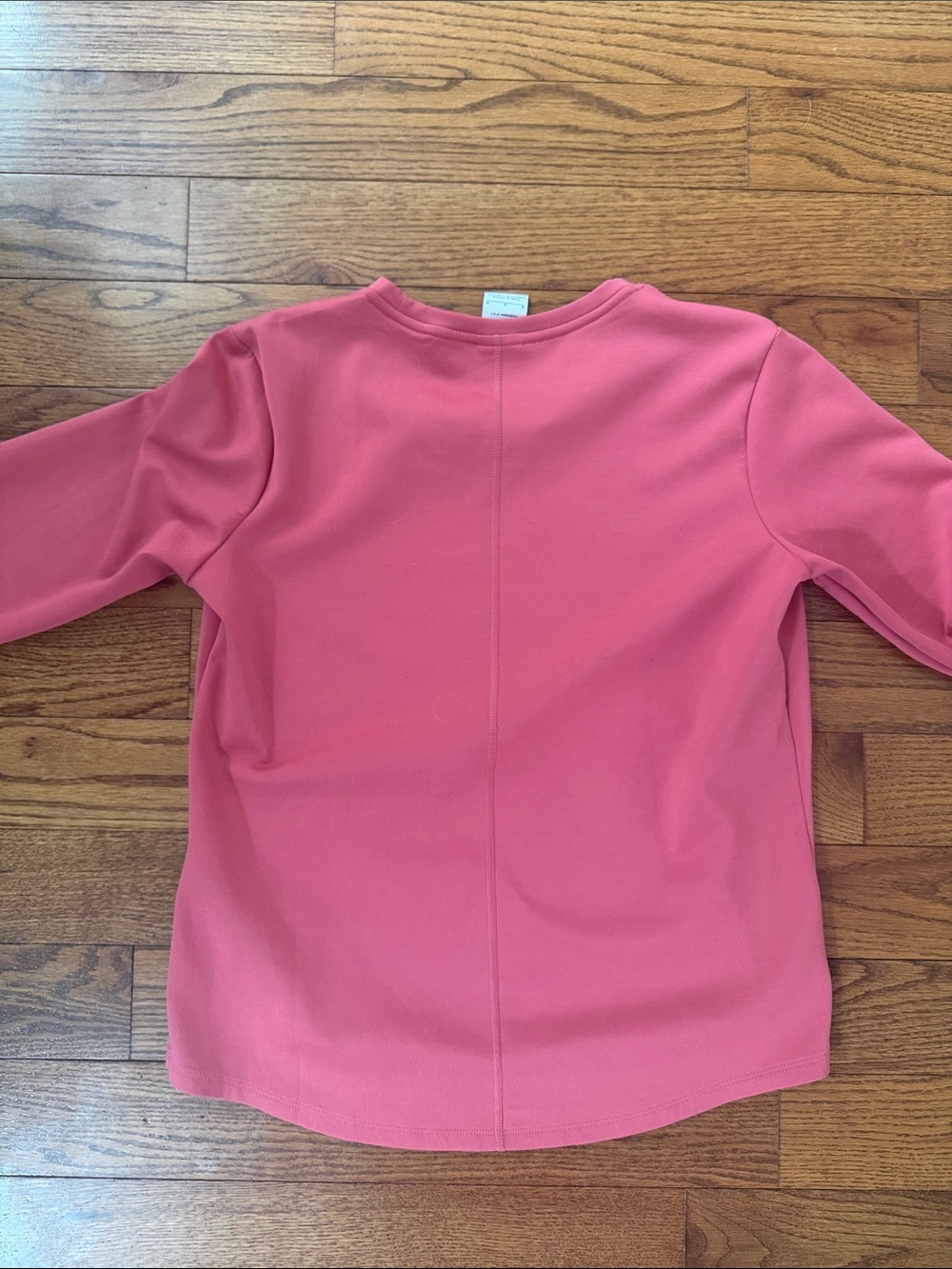 Nike Women's Coral Pink Crewneck Pullover - Picture 3 of 4